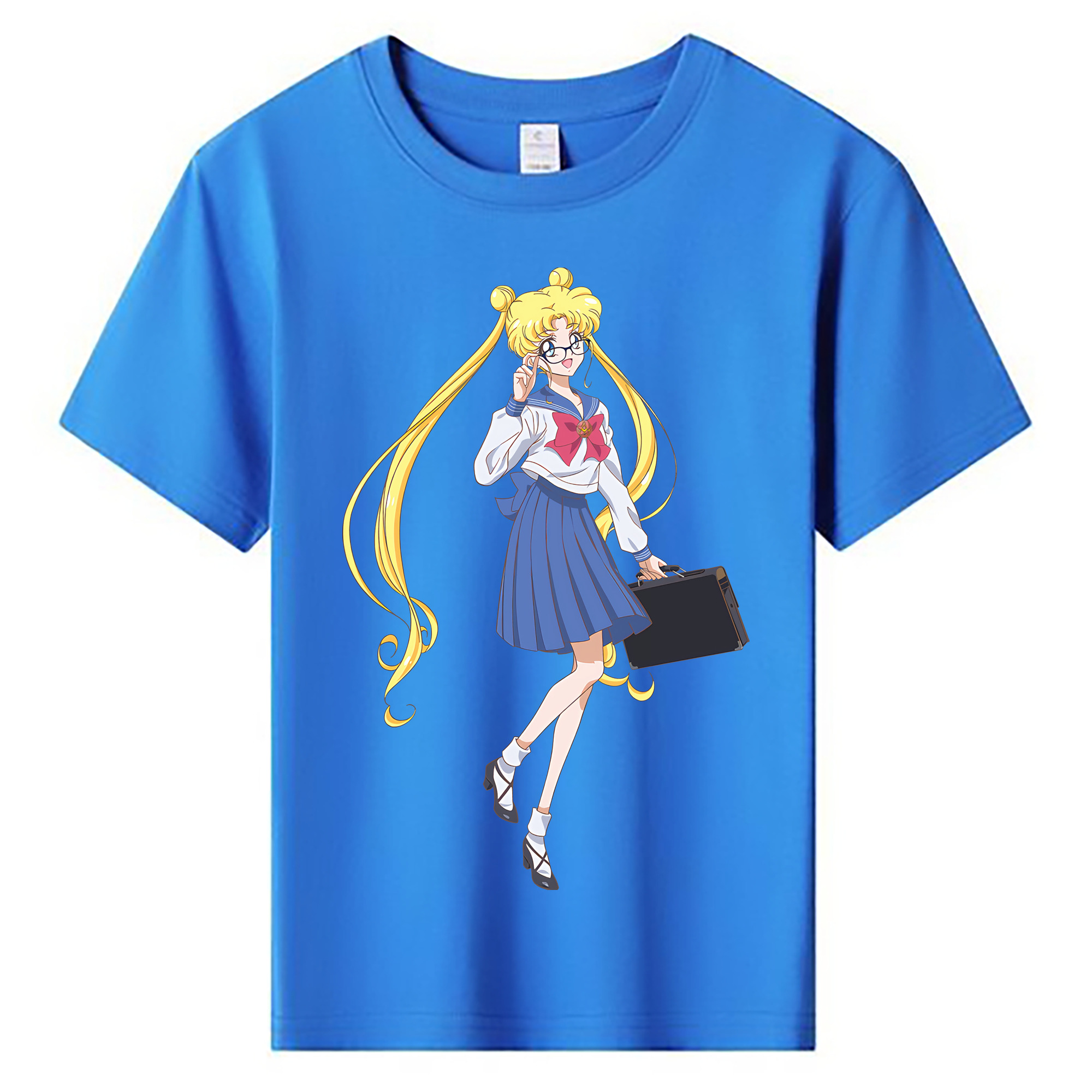 （画像用） 美少女戦士セーラームーン 愛野 美奈子 あいの みなこ Sailor Moon Aino Minako 綿100％キッズTシャツ（フロントプリント）